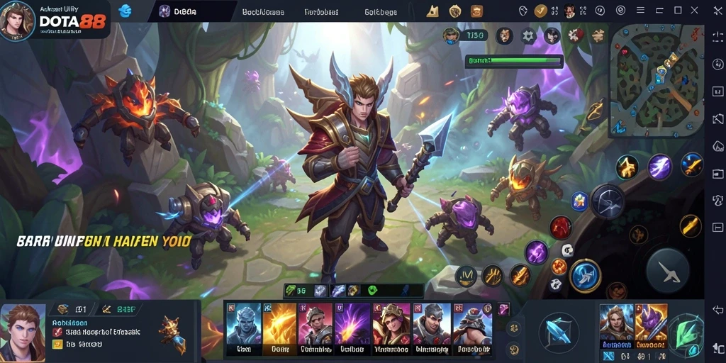 Gambaran tampilan utama DOTA88 yang menunjukkan berbagai fitur Utility.