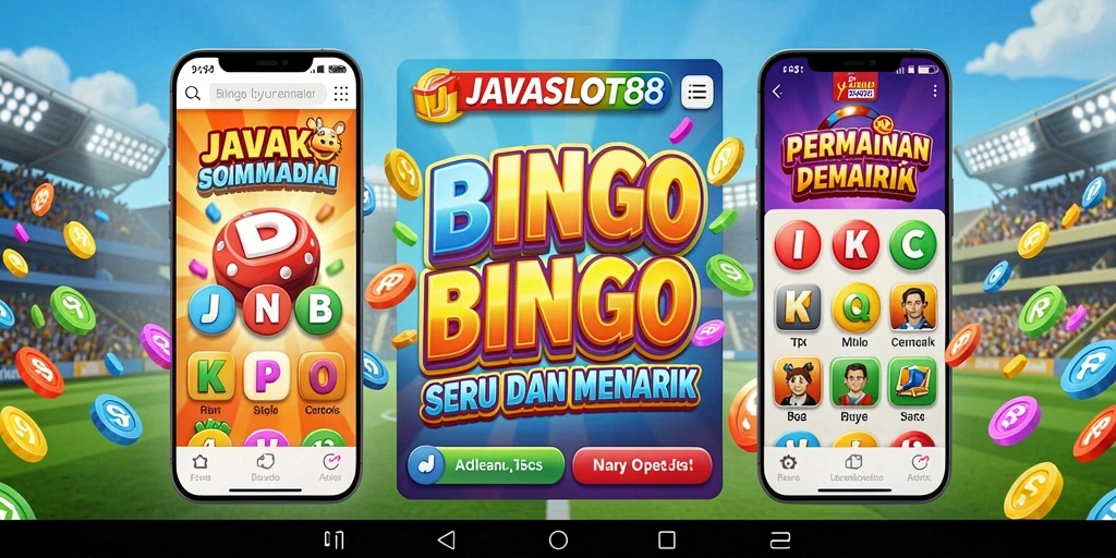 Tampilan seru dari gameplay Bingo di JAVASLOT88.