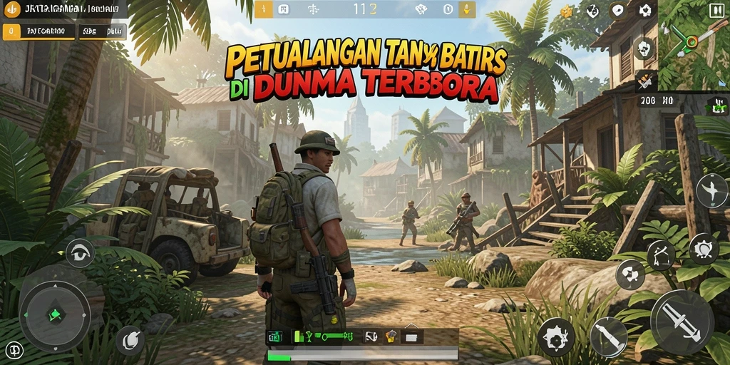 Tampilan screenshot JKTGAME menampilkan aksi seru dalam dunia Open World.