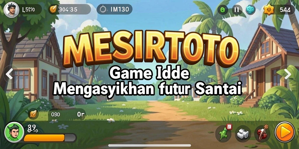 Tampilan gameplay seru dalam game Idle MESIRTOTO.