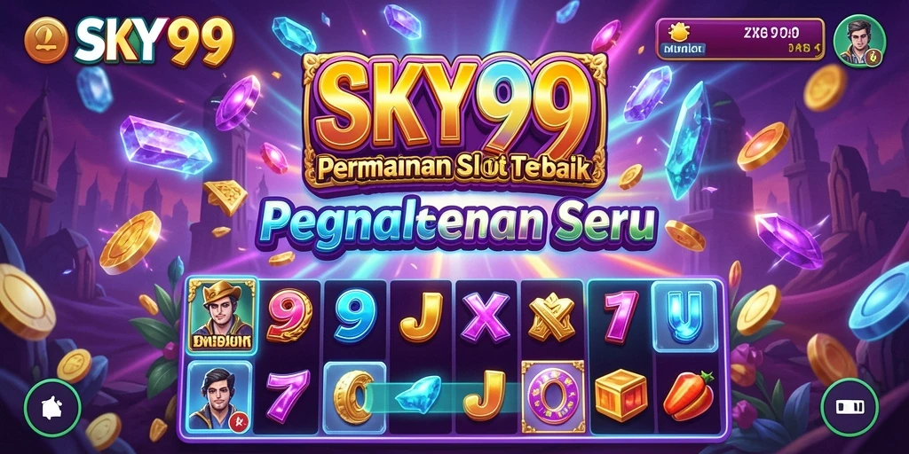 Gameplay menegangkan di mesin slot SKY99 yang penuh warna.