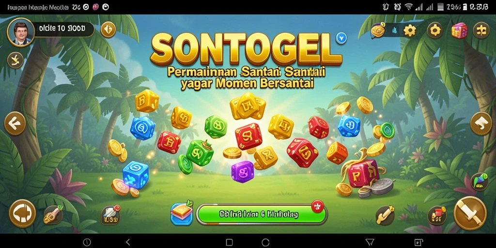 Tampilan gameplay SONTOGEL yang seru dan menarik.